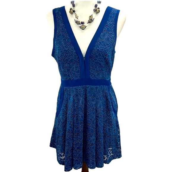 Free People Lace Cutout Back Dress - Picture 2 of 6